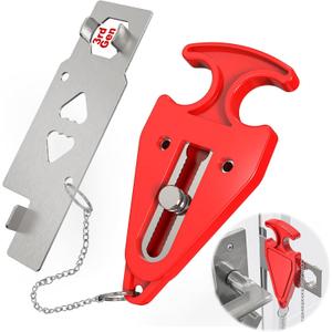 3rd Gen Portable Door Lock - Hotel Door Locks for Travelers Security, Travel Lock for Apartment/Dorm/Home - Extra Safety & Privacy Protection Device