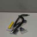 18Pcs Flexible Drill Bit Extension, Include 3Pcs Rotatable Socket Adapter 2Pcs 105 Right Angle Drill Attachment 10 Short Screwdriver Bits 90 Angled Bits and 2 Bendable Extension Tool (18 Black)