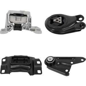 OCPTY 4PCS Engine Motor Mount Transmission Mount Torque Strut Mount Set Compatible for Mazda 3, 2010, L4 2.0L, DOHC, Automatic Transmission