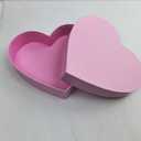 WENPACK Empty Heart Shaped Gift Box Strawberry Packaging (Pink)