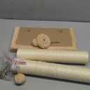 ANWA 32" Tall Cat Scratching Posts for Indoor Cats, 3-in-1 Vertical Cat Scratching Post with Plush Toys, Premium Sisal Post for Cats at All Ages with Reinforced Stable Base, Beige