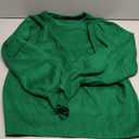 QACOHU Womens Fall Long Sleeve Ribbed Knit Sweater Crewneck Casual Slim Fit Pullover Jumper Tops Size XL, Green