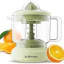 La Reveuse Electric Citrus Juicer 34 oz for Grapefruit Orange Lemon Lime Juice, 40W, Grayish Yellow