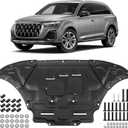 Engine Splash Shield Case Guard Compatible with Audi Q7 2017 2018 2019 2020 2021 2022 2023 2024 Engine Cover Mud Flaps