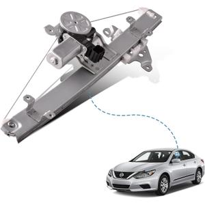 Front Left Driver Side Power Window Regulator with Motor Assembly Compatible for 2019-2022 Nissan Altima Replacement 807216CA0A, 807306CA0A