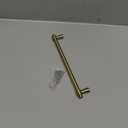 Amerock Destine 7-9/16 inch (192mm) Center-to-Center Golden Champagne Cabinet Pull, BP36901BBZ
