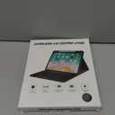 OYEEICE Keyboard Case for iPad 9.7 inch 6th 2018, 5th Gen 2017 - Wireless Detachable Keyboard, Smart Folio Cover with Pencil Holder for iPad 6th/5th Gen & iPad Air 2nd - Black (Non-backlit)