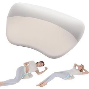 BALAPET Memory Foam Lumbar Pillow for Bed, Ergonomic Lower Back Support Pillow for Sleeping, Waist & Hip Support Cushion for Side and Back Sleepers, Back Pain Relief with Washable Cover
