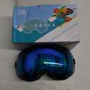 EXP VISION Snowboard Ski Goggles Men Women Youth, Anti Fog OTG Winter Snow Goggles Spherical Detachable Lens
