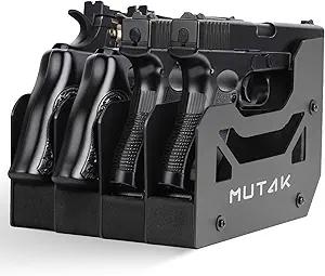 Soft Foam Pistol Rack for Gun Safe, Gun Cabinet, Durable Handgun Stand Organizer Accessories with Gun Slots, Compatible with Size Firearm, Revolver Pistols Holder