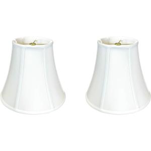 Royal Designs, Inc. BSO-704-10WH-2 True Bell Basic Lamp Shade, 5 x 10 x 8.5, White, 2-Pack