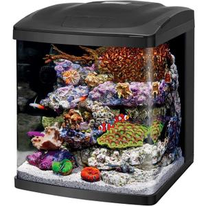 Coralife BioCube, Aquarium Kit, Nano Tank, Customizable LED Lighting, for Saltwater and Freshwater Environments, 16 Gallons
