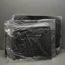 Vanseno Floor mats & Cargo Liners and Backrest Mat Compatible for 2014-2023 Jeep Cherokee (No Latittude) Full Set Mat All Weather Rubber Mats (Rear Trunk Mat+Backrest Mat+Floor Mat)