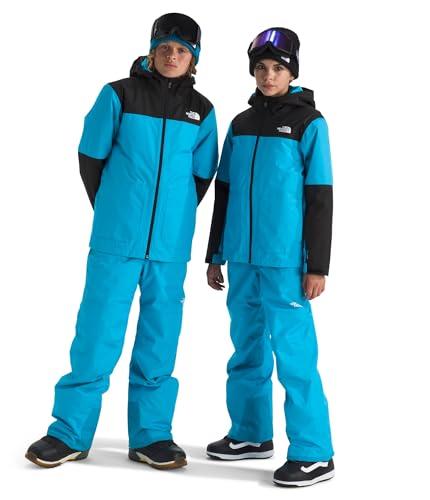 The North Face Teen Freedom Triclimate Jacket | Heatseeker Insulation & Water Repellent Finish, Helmet Compatible Hood, Goggle Wipe, Meridian Blue, Medium, Size 10