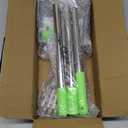 TOOGE Pooper Scooper, Dog Pooper Scooper Long Handle Stainless Metal Tray and Rake for Medium Small Dogs Heavy Duty Pet Supplies to Use for Grass, Dirt or Gravel