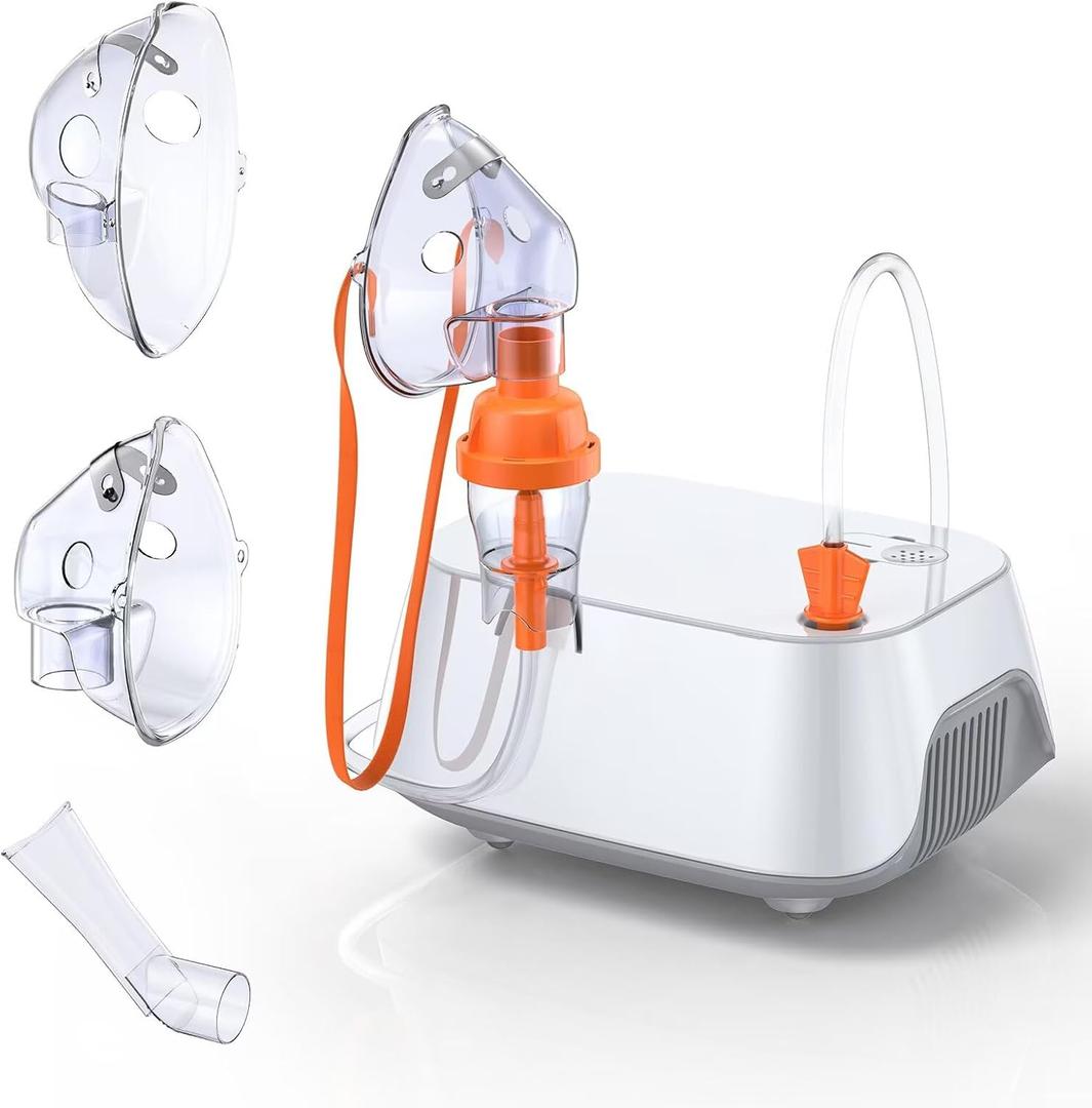 Nebulizer Machine - Nebulizer for Adults and Kids, Nebulizer Machine with Nebulizer Mask, Mouthpiece and Tubing for Home Use