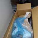 Adjustable Mesh Office Chair Rolling Computer Desk Chair with Flip-up Armrest, CB10373WH