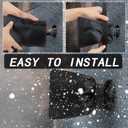 2 x Ponpon Outdoor Faucet Cover for Winter, 6.3" W x 9" H Garden Faucet Socks for Freeze Protection, Reusable Waterproof Thickened Outside Yard Insulated Spigot Cover (4)