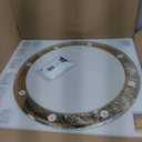 Modern Crystal Chandelier for Living Room Flush Mount Ceiling Light for Dining Room Gold 32in