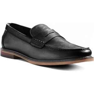 Loafers for Men, Slip-On Casual Business Shoes, Faux Leather Round Toe for Work & Daily Wear D01, 9.5