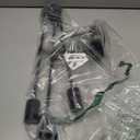 Modern Sputnik Chandelier Ceiling Light Fixtures, 6-Lights 22” Mid Century Industrial Metal Semi Flush Mount for Dining Room, Bedroom, Living Room-Black