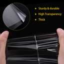 Petutu 5 Pack Large Clear Baskets Bags, Cellophane Wrap for Gift 2 Mil Thick (18"x30") 45X75CM (5)