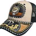 TOPACC Western Trucker Hat for Men Women Vintage Cowboy Country Hats Cute Baseball Cap for Western Outfit