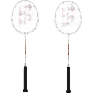 YONEX GR 303i Aluminium Strung Badminton Racket with Full Racket Cover (White) | for Beginners | 83 Grams | High Durability