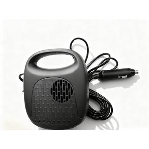 12V Portable Car Heater & Defroster  120W Turbo Fast Heating/Cooling, 360 Adjustable, Plug & Play for Cars/SUVs/RVs  Dual Defog & Fog-Free Driving-grey