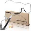 A-Premium Power Steering Pressure Hose Line Assembly Compatible with Infiniti FX35 2003 2004 2005 2006 2007 2008, V6 3.5L AWD, Pump To Gear/Rack Pinion