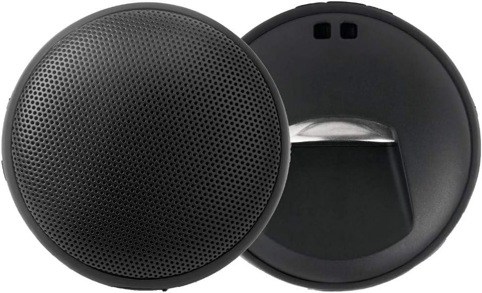 Speaqua - Waterproof Bluetooth Speaker w/Bottle Opener - Small Portable Bluetooth Speaker - Dual Bluetooth Speaker Pairing  Beach Accessory -Cruiser H2.0 Portable Outdoor Speaker - Manta Ray Black