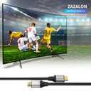 4k HDMI Cable 65 FT,High Speed HDMI 2.0 Cord, Support 4K@60Hz, ARC, HDR, 3D, Ethernet, Compatible with TV, Blu-Ray, PS4/5,Projector, Soundbar, Sky, PC, Laptop