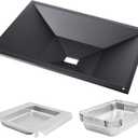 Genesis II Grease Tray with Catch Pan for Weber Genesis II 300 Series Grill (2017 and Newer), Genesis II E-310 II E315 Drip Pan Replace Weber 66036 Genesis 2 Grease Tray, 18.1" L x 13.34" W x 3.87" H