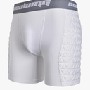 COOLOMG Boys Youth Padded Baseball Sliding Shorts w/Cup Pocket Softball Slider Shorts for Football Lacross, S