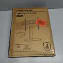 Perlegear Universal Swivel TV Stand Base for 3270 inch TVs, Height Adjustable Table Top TV Stand Mount with Tilt, Tempered Glass Base, Holds up to 88 lbs, Max VESA 400x400mm, PGTVS26