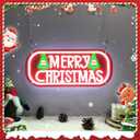 Merry Christmas Neon Sign Christmas LED Signs 15.8 * 6.8Inch Dimmable Neon Light Signs for Wall Decor Party Kids Room New Year Wedding Birthday Party