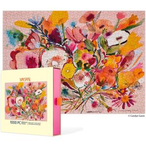 WerkShoppe Strawberry Fields1000 Piece Jigsaw Puzzle, Floral Bouquet Puzzle