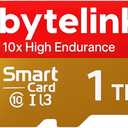 Bytelink Smart Card TF Memory Card 1TB | Class 10 | Up to 95 MB/s | Reliable Storage for Everyday Use and Full HD Video