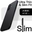JETech Slim Case for iPhone 17 6.3-Inch, Ultra-Thin Lightweight Minimalist Phone Cover with Camera Lens Protection, Matte Anti-Fingerprint Finish (Black)