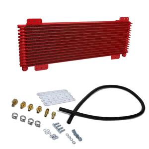 40k Transmission Oil Cooler Kit Compatible with Heavy Duty 40,000 GVW Max Low Pressure Drop Trans Cooler with Mounting Hardware