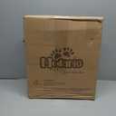 Cat Litter Box with X-Large Litter Mat and Scoop, Large Covered Litter Box with Lid, Enclosed Kitty Box,Front Top Entry Exit, Odor Control Easy to Clean (Upgrade Coffee)