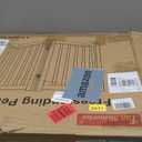 Solid Wood Freestanding Pet Gate - 4 Panels 24" - Folding Safety Fence with 2 Support Feet - Ideal for Stairs, Doorways, Halls, Kitchens - Indoor Wooden Dog Gate - Walnut Color