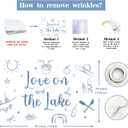 Love on the Lake Backdrop Lake Bachelorette Party Decorations Camping Bach Weekend Photography Background Surfboard Sunglasses Hat Juice Photo Props for Women Lake Tahoe Bridal Shower Supplies 5*3ft