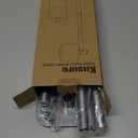 Kitsure Toilet Paper Holder Free Standing - Large Capacity Toilet Paper Holder for 4 Rolls, Rustproof Toilet Paper Stand with Non-Slip Stable Base, Silver, Medium (Medium - 1 Pack)