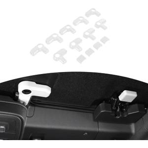for Bronco Hardtop Roof Removal Switch Handle Trim Cover Fit for Ford Bronco 2021-Present 4DR White Interior Accessories