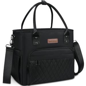 Lunch Bag Lunch Box Women - Leakproof Insulated Lunch Cooler Bag for Men Women - Large Lunch Tote Bags Adults, Black - MIYCOO (18L)