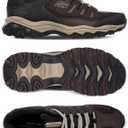 Skechers Men's Afterburn M. Fit Fashion Sneakers (8.5 X-Wide, Brown/Taupe)