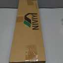 Niviy Curtain Rods for Windows 32 to 60 Inch, White Curtain Rods Set With 3 Brackets, Modern Decorative Drapery Rods, Heavy Duty Drapery Rods With White