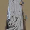 MIULEE 100% Blackout Linen Textured Curtains for Bedroom Solid Thermal Insulated Natural Beige Grommet Room Darkening Curtains & Drapes Luxury Decor for Living Room Nursery 52 x 96 Inch (2 Panels)