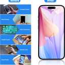 for iPhone 16e Screen Replacement 6.1 Inch, Diykitpl 3D Touch LCD Digitizer Screen for A3212, A3408, A3410, A3409 with Repair Tools Kit+Screen Protector+Waterproof Frame